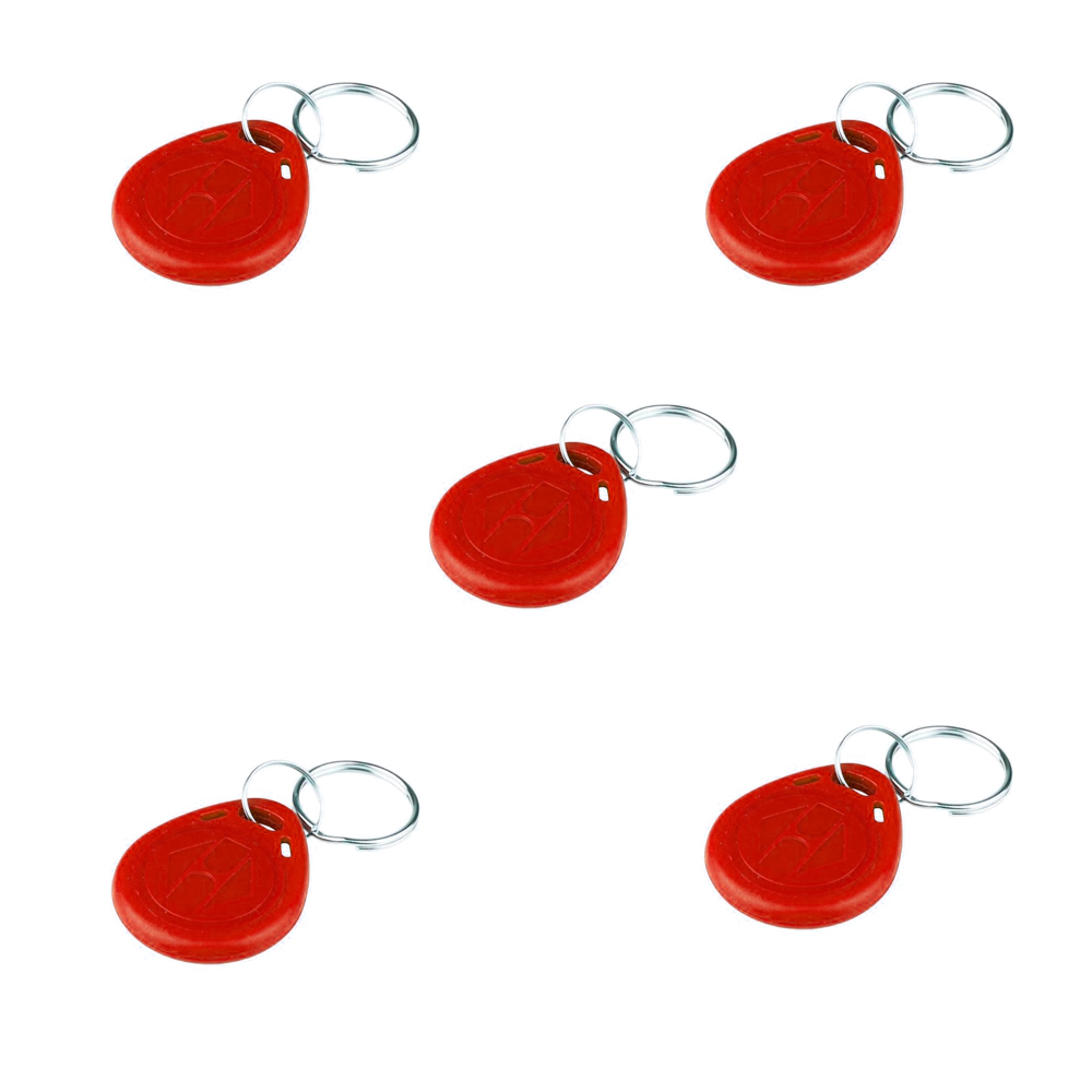 تگ جاسوئیچی RFID مدل 125KHz-redبسته 5 عددی