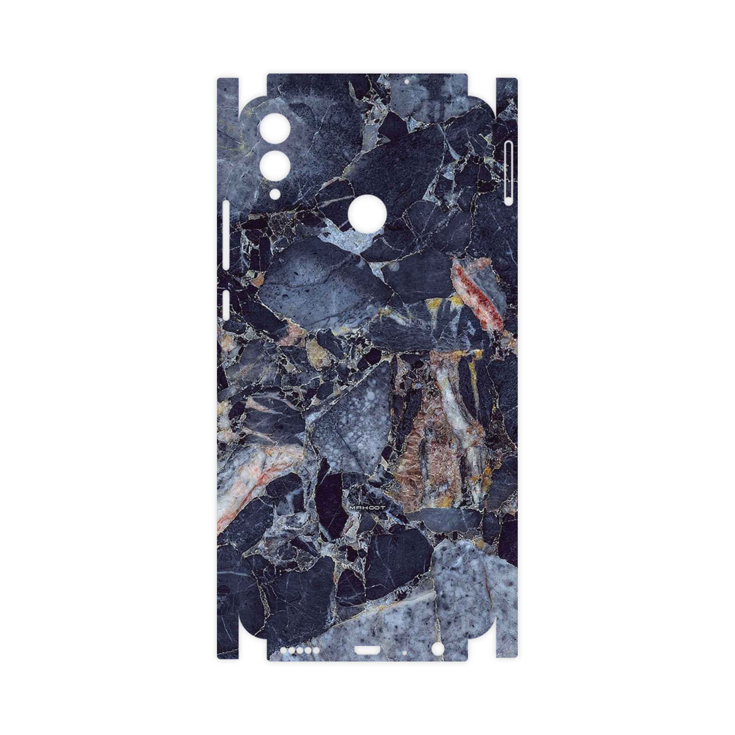برچسب پوششی ماهوت مدل Broken black marble-FullSkin مناسب برای گوشی موبایل آنر 8X