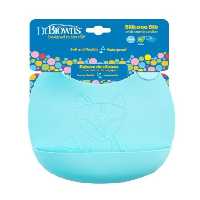 پیشبند سیلیکونی جیب دار دکتر براون رنگ فیروزه ای Dr Browns