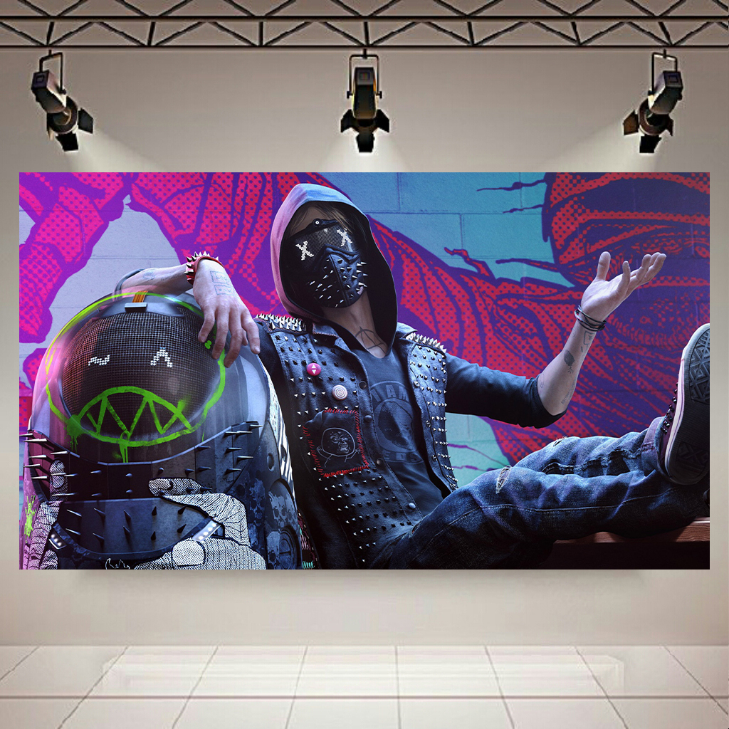 تابلو بوم طرح Game مدل Watch dogs 2 کد AR6330