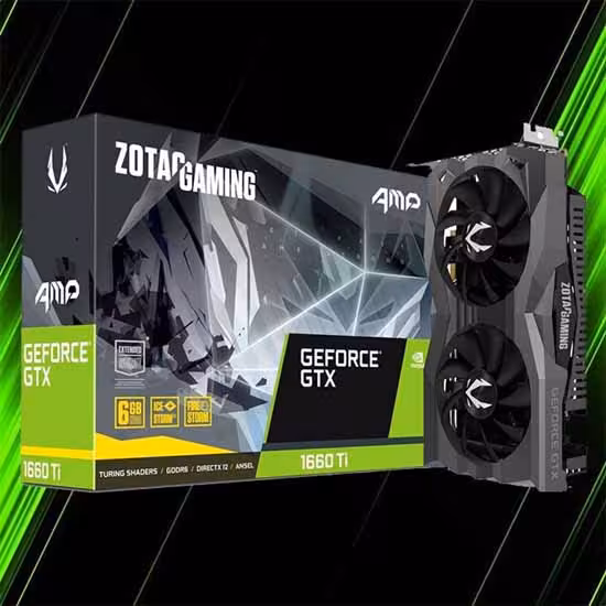 خرید کارت گرافیک زوتاک Graphics Zotac GAMING GeForce GTX 1660 Ti 6GB با بهترین قیمت