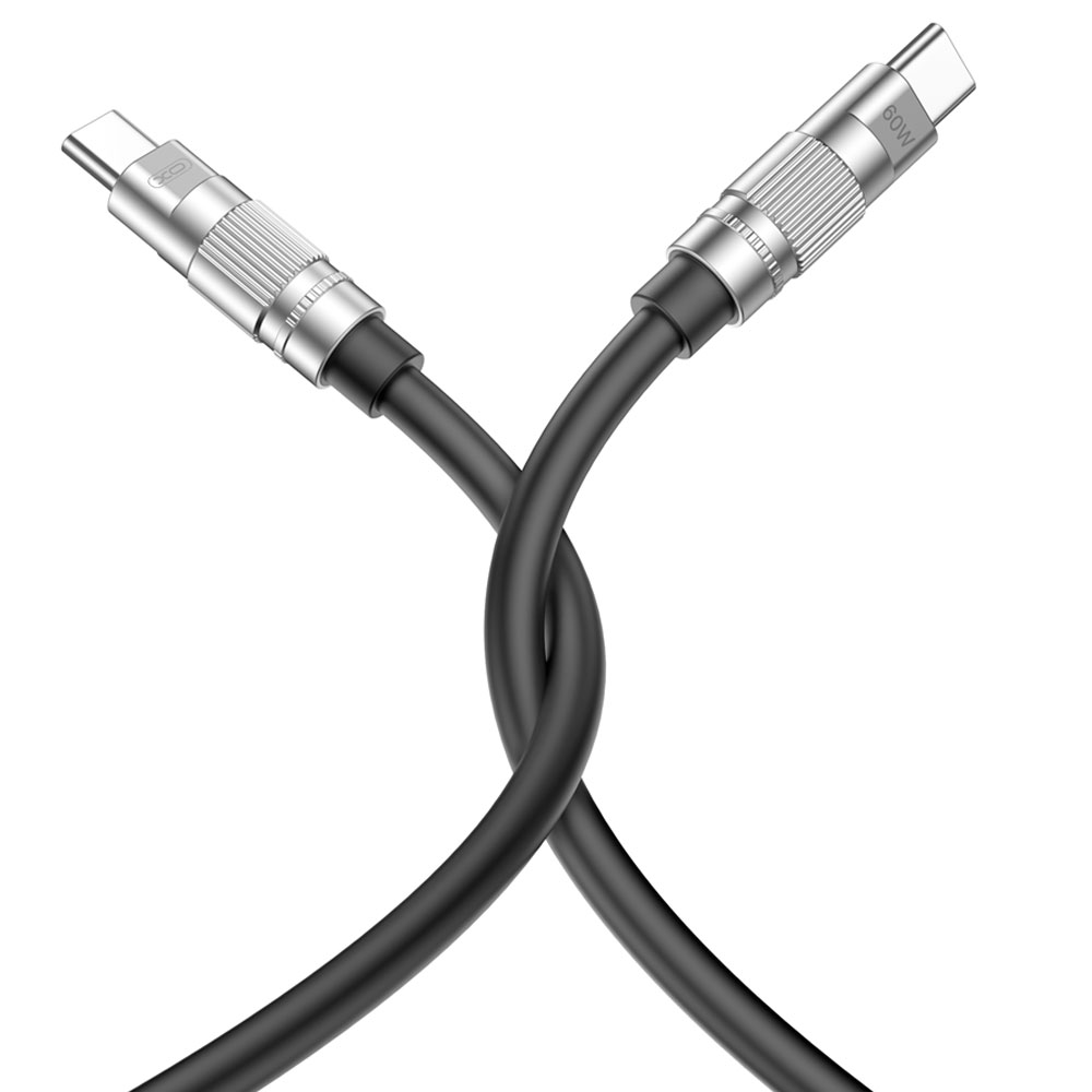 کابل شارژ USB-C به USB-C ایکس او NB-Q228B طول 12 متر توان 60 وات