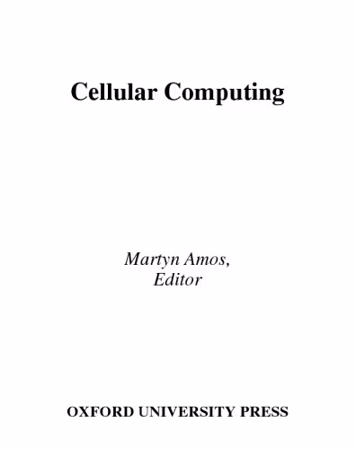 خرید و دانلود نسخه کامل کتاب Cellular Computing (Genomics and Bioinformatics)