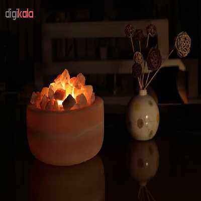 آباژور سنگ نمک طرح آتشفشان کد SimCmid09