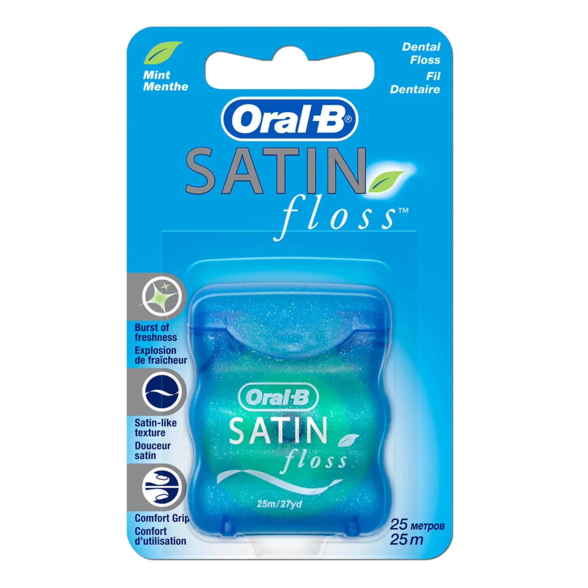 نخ دندان اورال بی مدل ساتین با طعم نعنا Oral-B SATIN