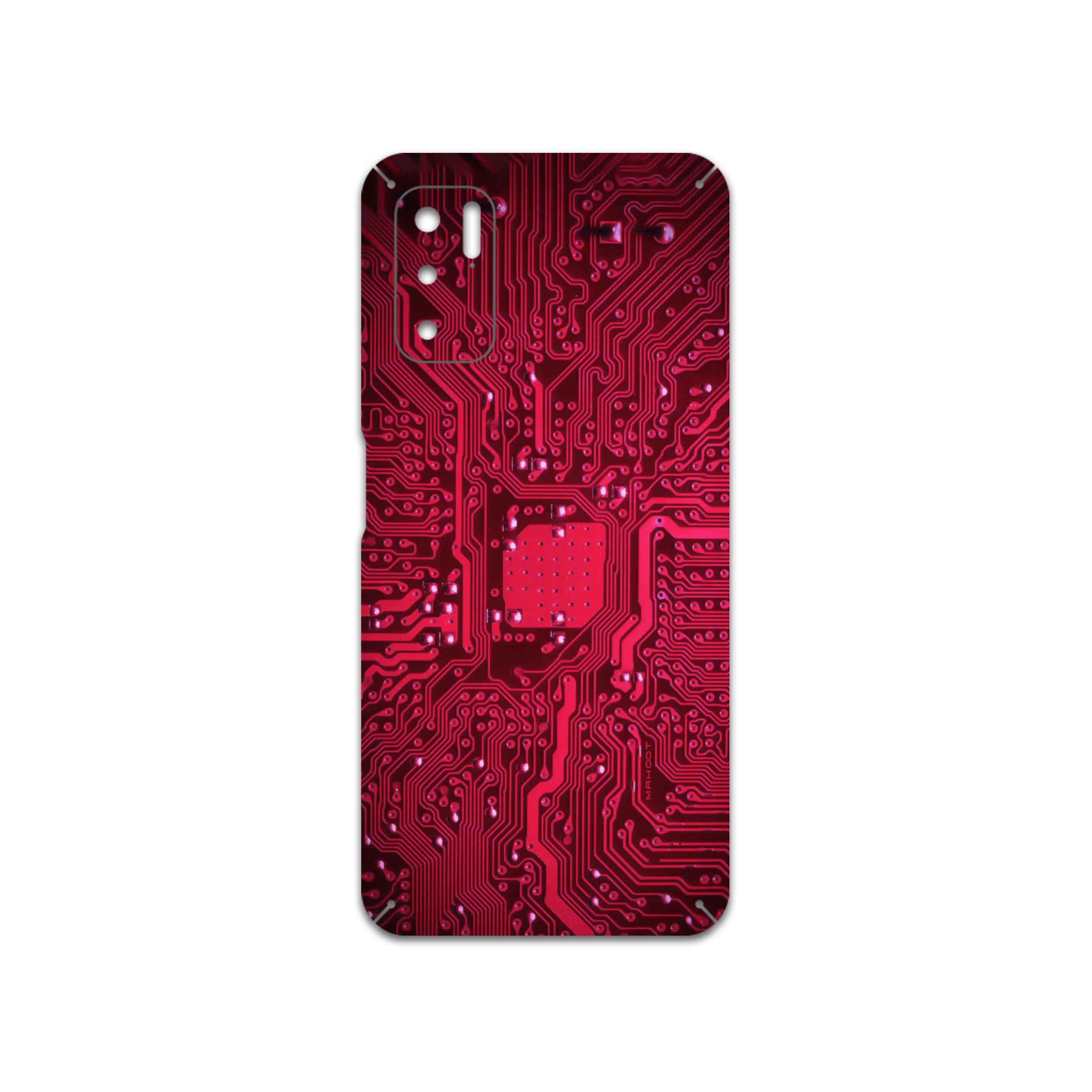 برچسب پوششی ماهوت مدل Red-Printed-Circuit-Board مناسب برای گوشی موبایل شیائومی Redmi Note 10 5G