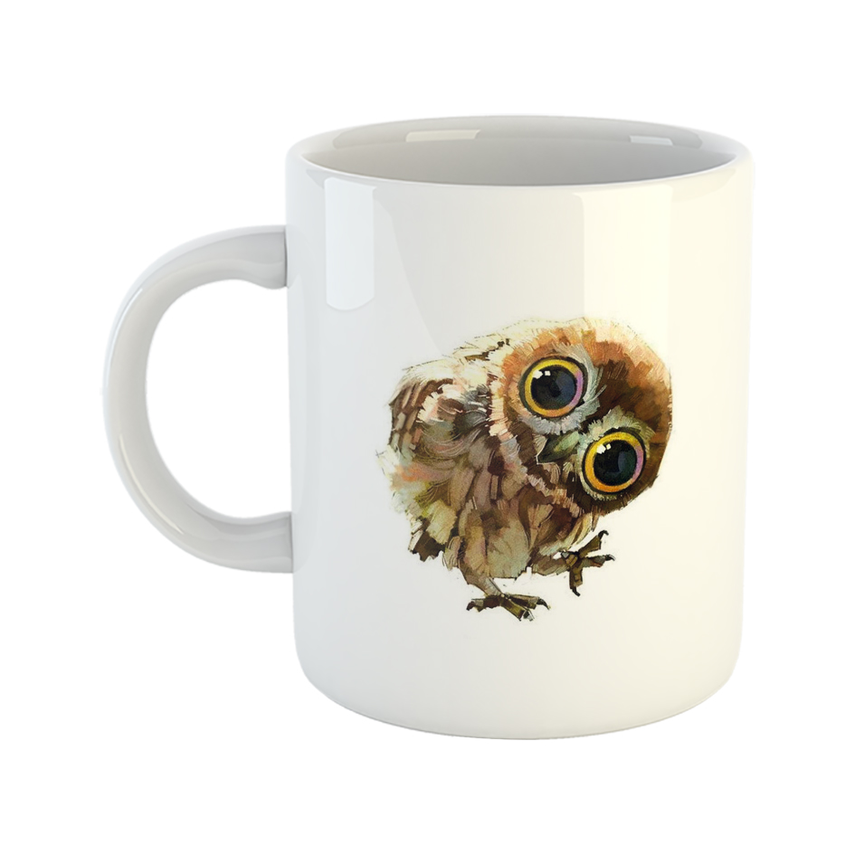 ماگ طرح جغد مدل جغد دقیق