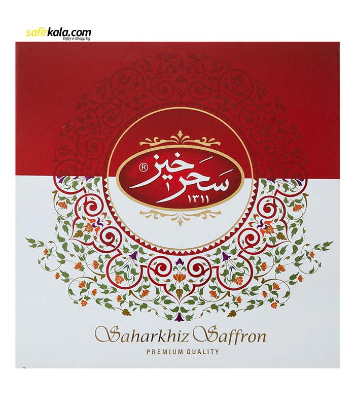 زعفران نگین سحرخیز طرح ثمین مقدار 6 گرم