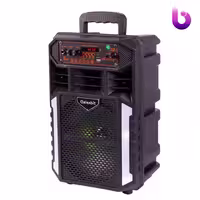 اسپیکر بلوتوثی رم و فلش خور Galexbit GS18   میکروفون و ریموت کنترل