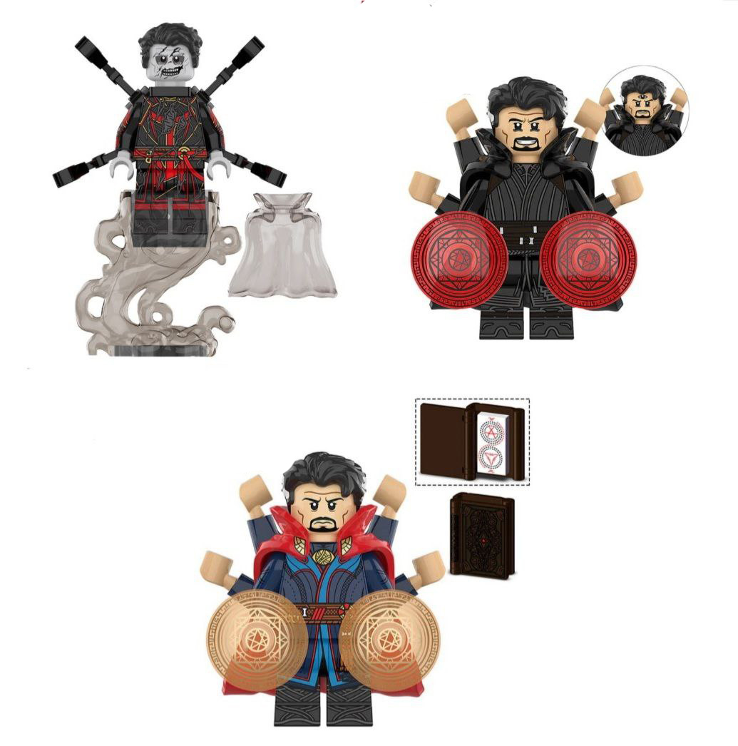 مینی فیگور لگو مدل دکتر استرنج Doctor Strange مجموعه 3 عددی کد XP440