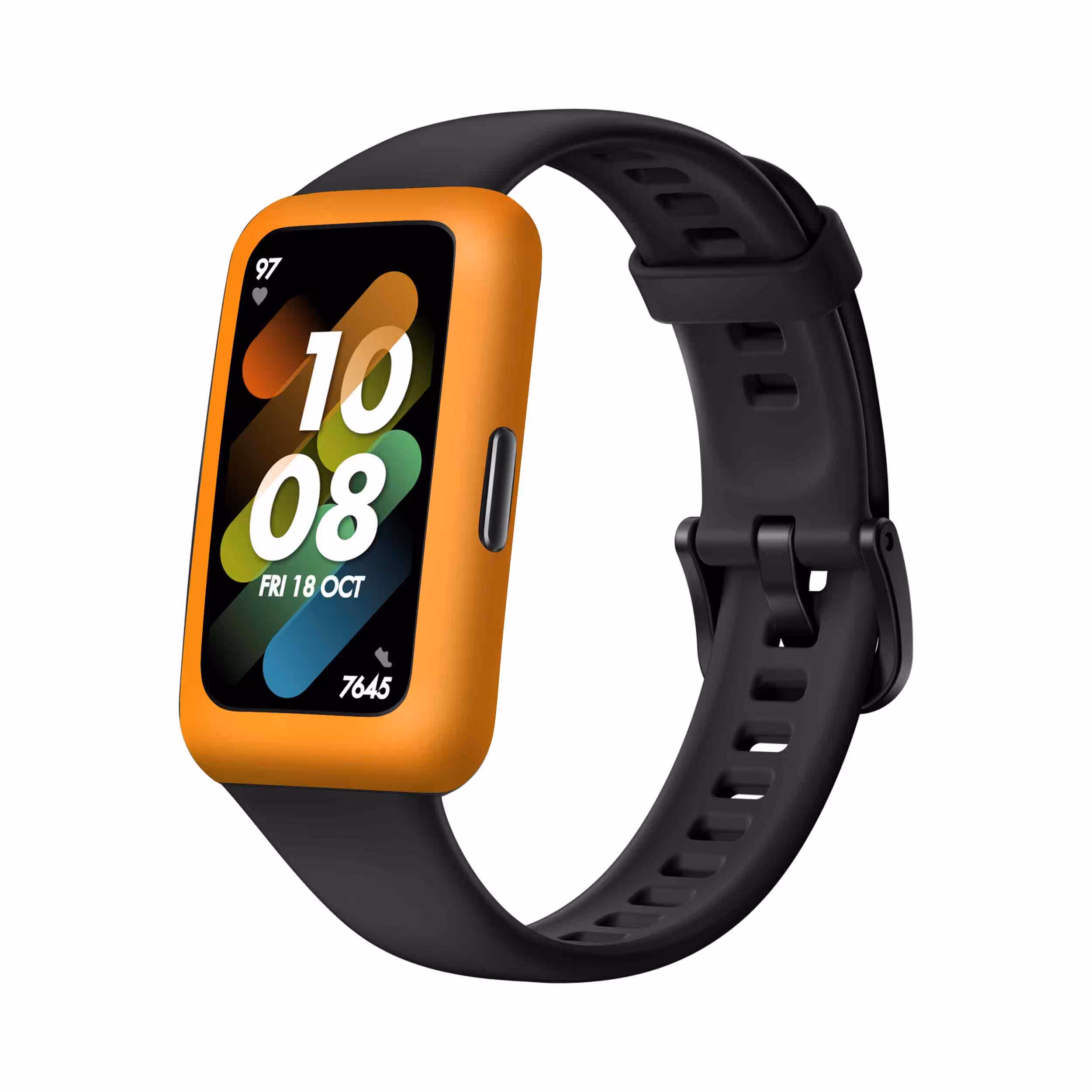 برچسب ماهوت طرح Matte-Orange مناسب برای ساعت هوشمند هوآوی Band 7
