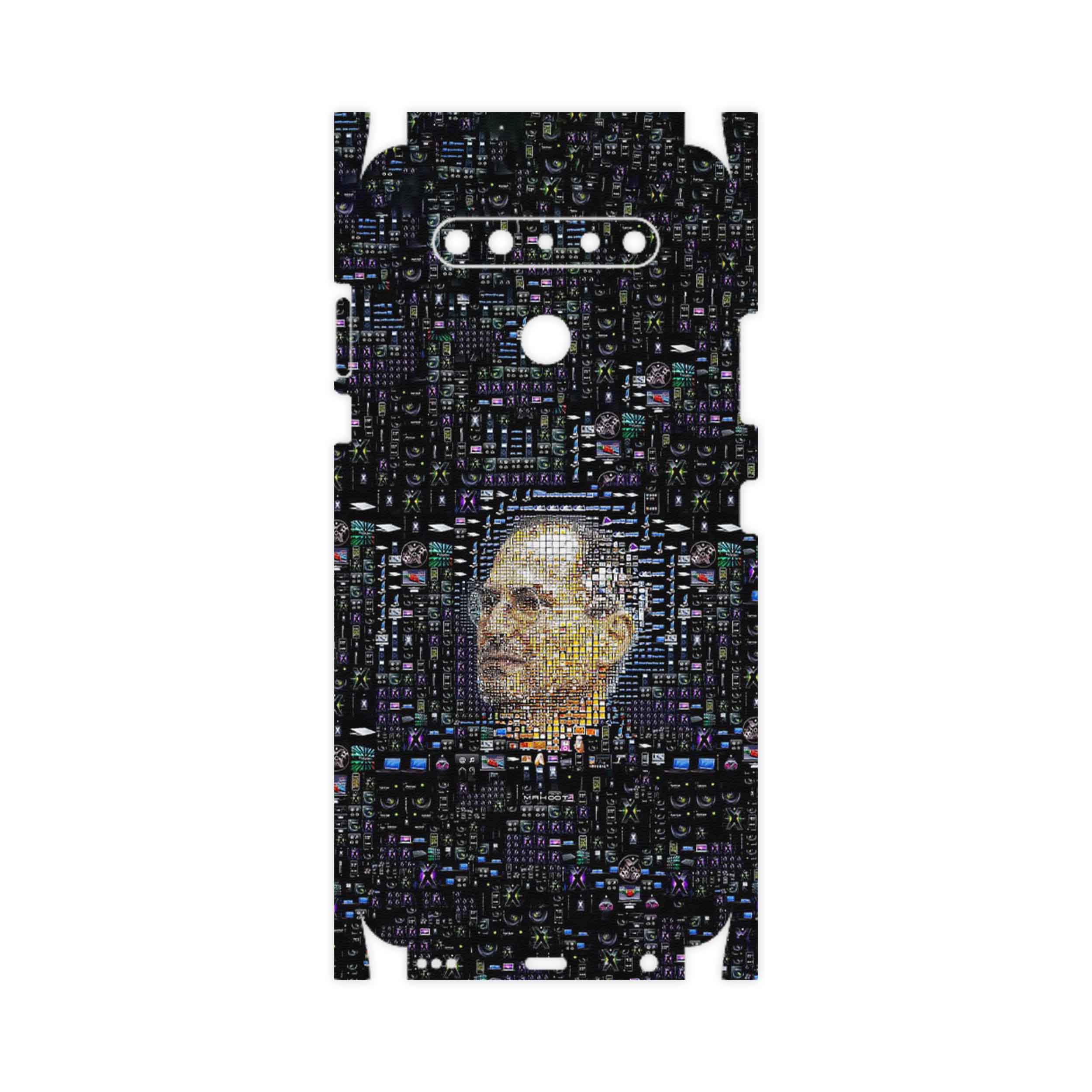 برچسب پوششی ماهوت مدل 2 Collage of Steve Jobs-FullSkin مناسب برای گوشی موبایل ال جی K41s