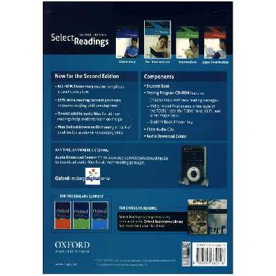 کتاب Select Readings pre intermediate 2nd اثر Erik Gundersen انتشارات آکسفورد