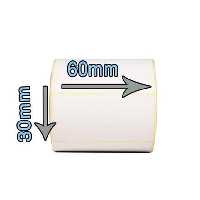 لیبل PVC سایز 30x60 میلی متر