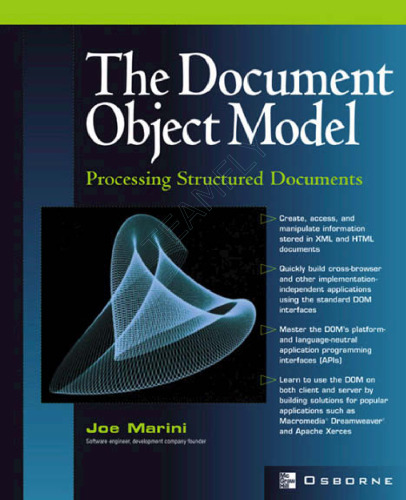 خرید و دانلود نسخه کامل کتاب Document Object Model: Processing Structured Documents