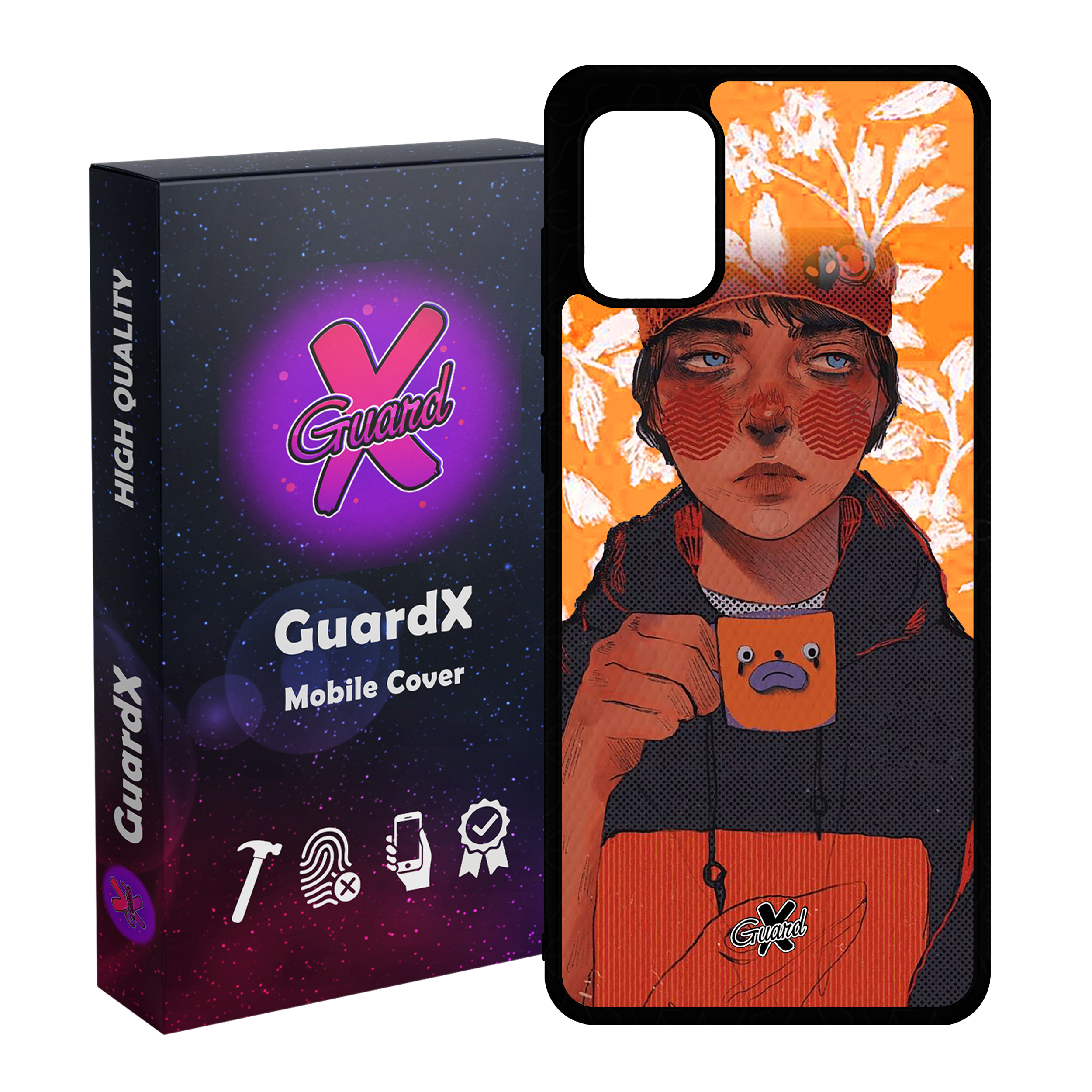 کاور گارد ایکس طرح Girl مدل Glass10319 مناسب برای گوشی موبایل سامسونگ Galaxy A51