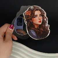 آینه چوبی بزرگ چهره