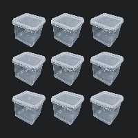 ظرف نگهدارنده مدل فریزری کد 520cc مجموعه 9 عددی