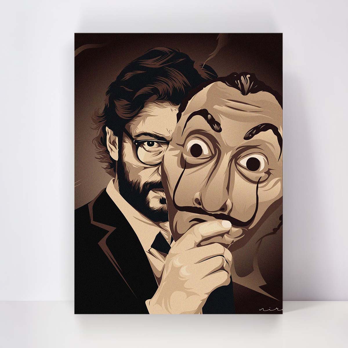 تابلو شاسی مدل Money heist کد S-9013