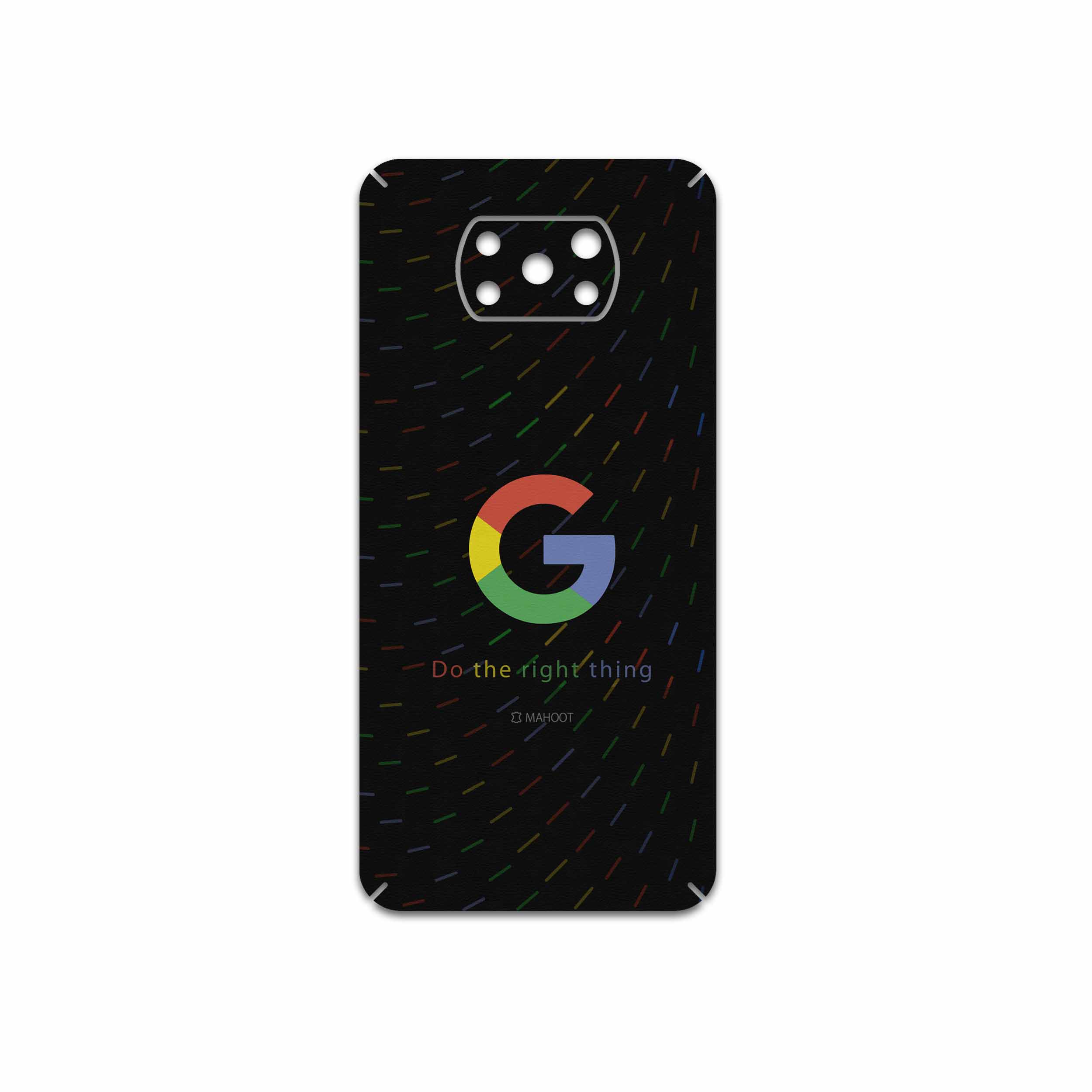 برچسب پوششی ماهوت مدل Google-Logo مناسب برای گوشی موبایل شیائومی Poco X3 Pro