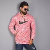 هودی نایک قرمز مردانه مدل N22