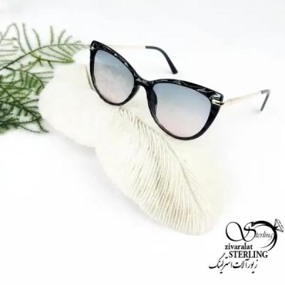 عینک دودی طرح گربه ای شیشه دورنگ برند DIOR کد 19101