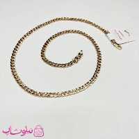 زنجیر زنانه ژوپینگ ظریف طلایی مدل Cartier طول 55 سانت 3 میل