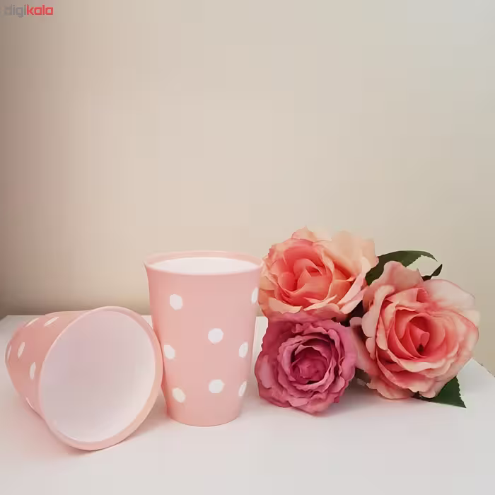 لیوان مدل خالدار بسته 3 عددی