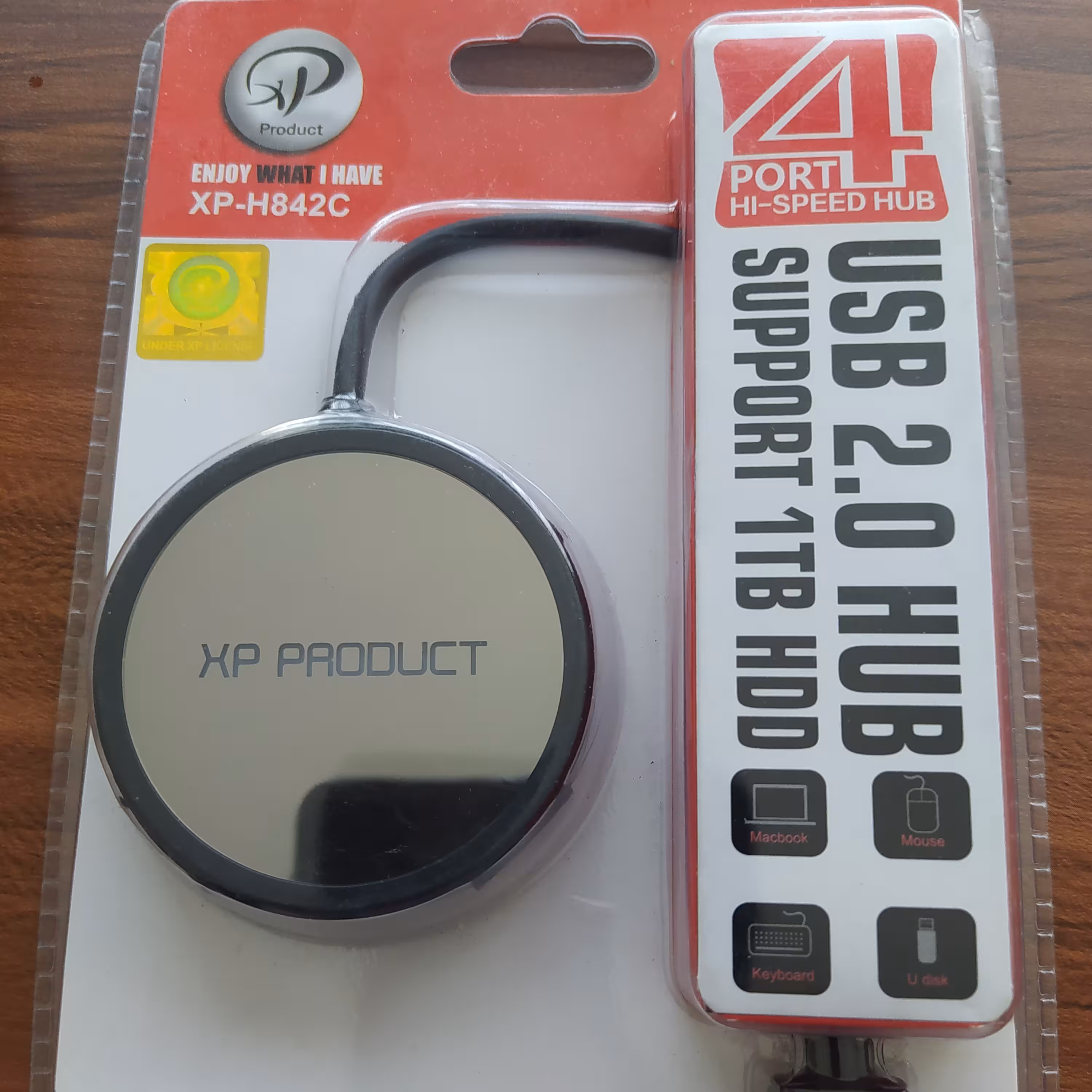 هاب USB 4 پورت گرد XP H842C