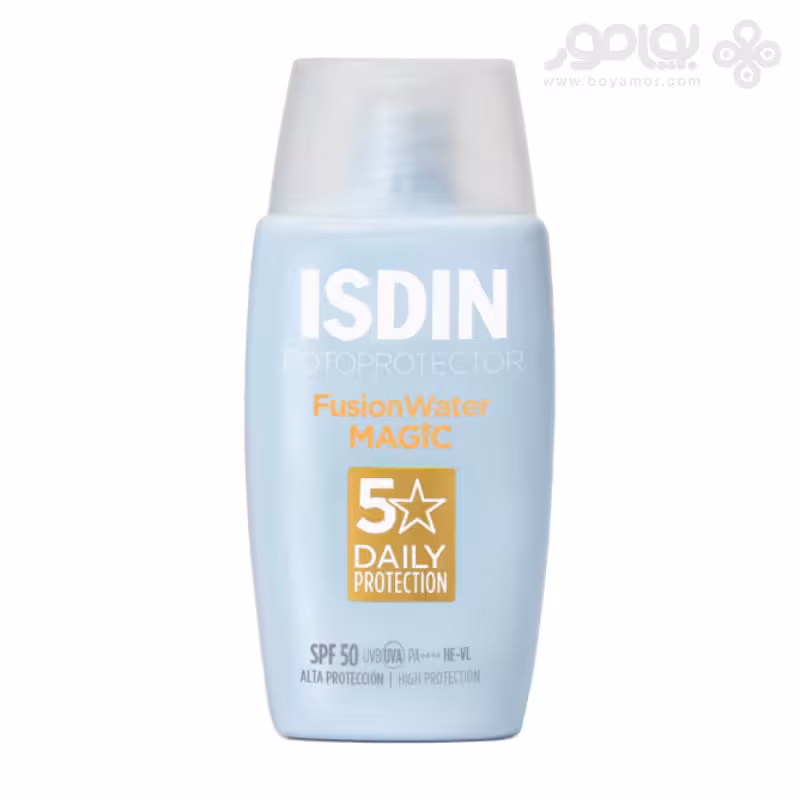 ضد آفتاب ایزدین مدل FUSION WATER MAGIC حاوی SPF50 حجم 50 میل