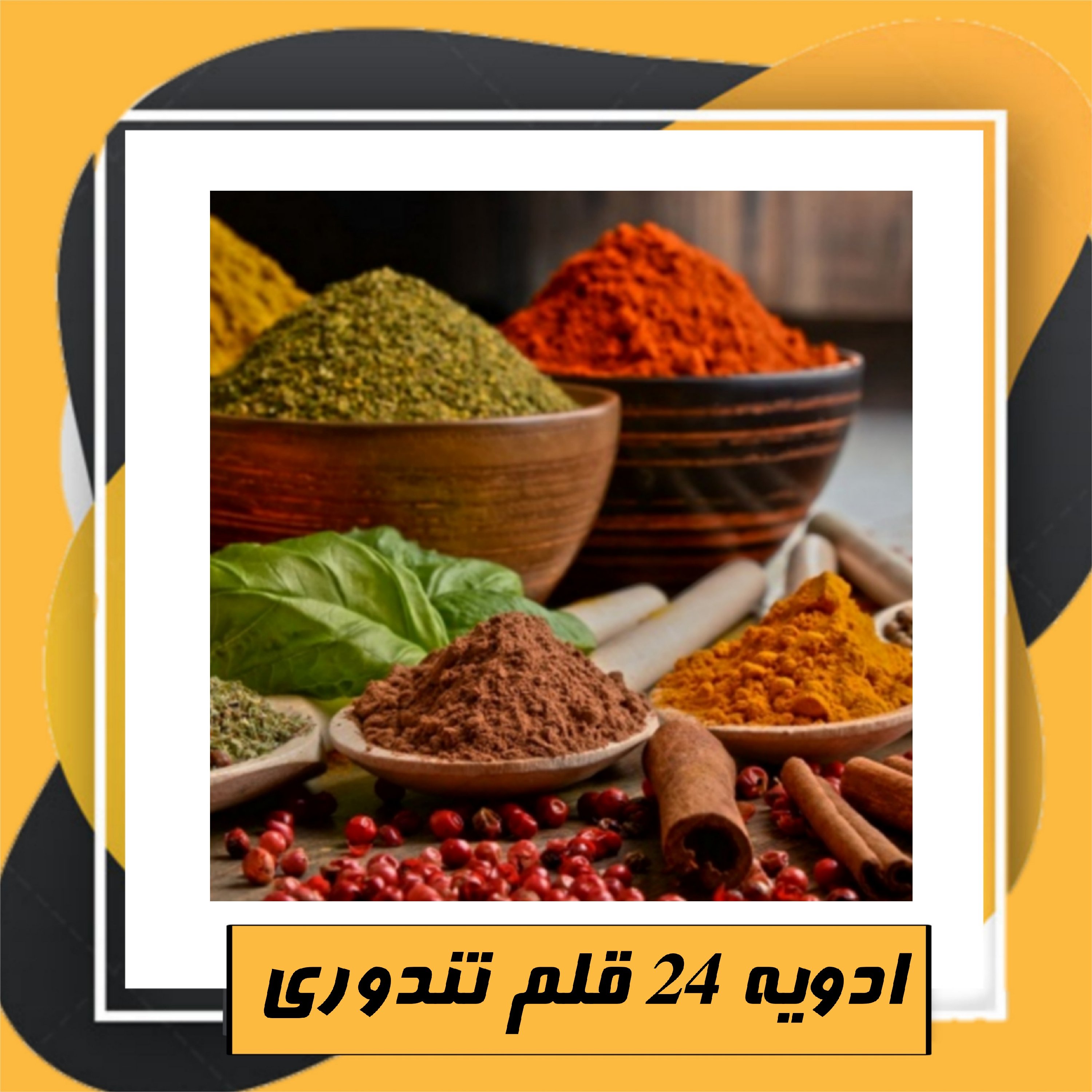 ادویه 24 قلم تندوری (100گرم)