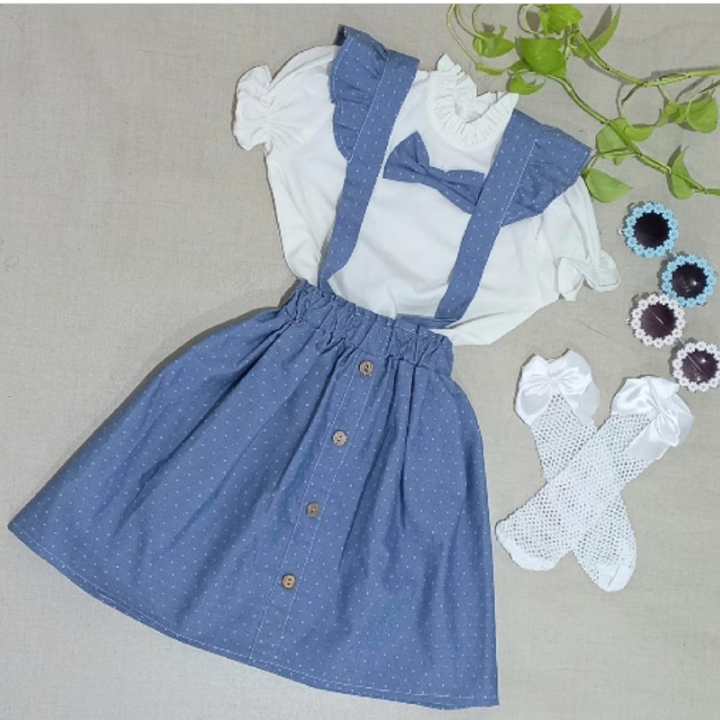 ست شومیز دامن دخترانه  مناسب 4 سال تا 10 سال 