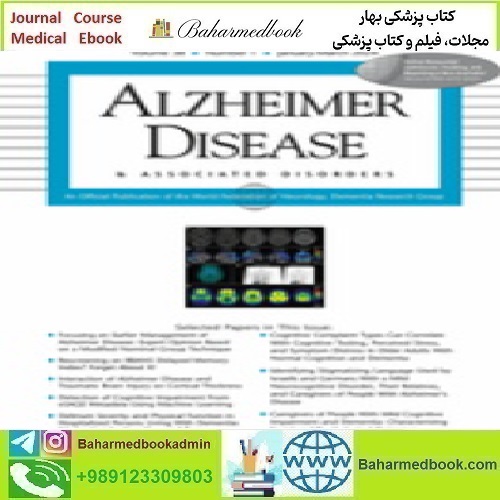 Alzheimer Disease & Associated Disorders Volume 38 1 2024