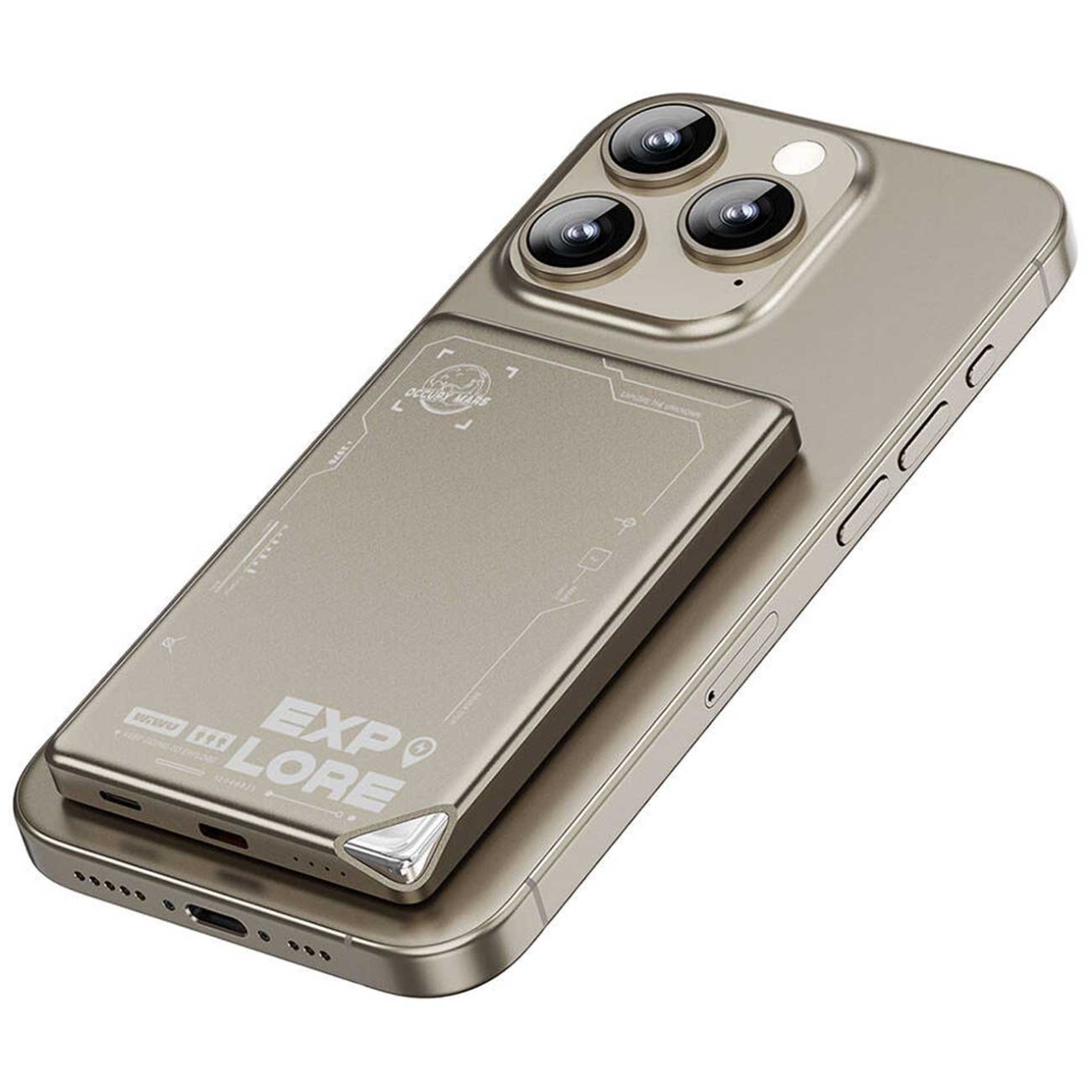 پاوربانک مگ‌سیف 5000 میلی‌آمپر 15 وات و تایپ سی 20 وات ویوو مدل Wi-P019