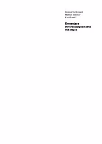 خرید و دانلود نسخه کامل کتاب Elementare Differentialgeometrie mit Maple