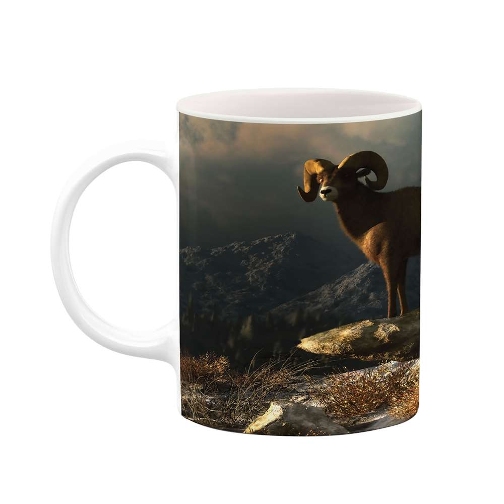 ماگ طرح قوچ مدل mgs05078