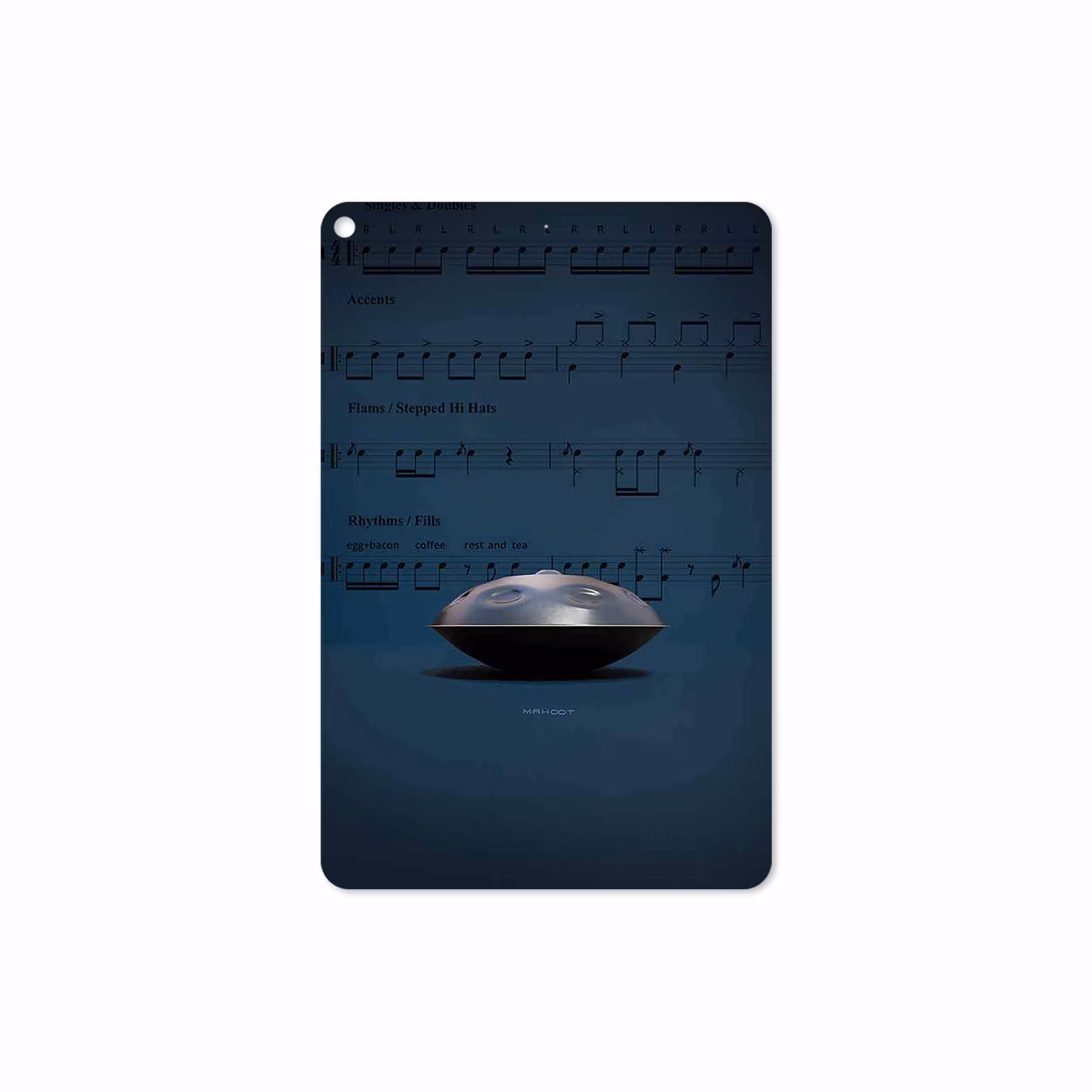 برچسب پوششی ماهوت مدل Hang Instrument مناسب برای تبلت اپل iPad mini (GEN 5) 2019 A2133