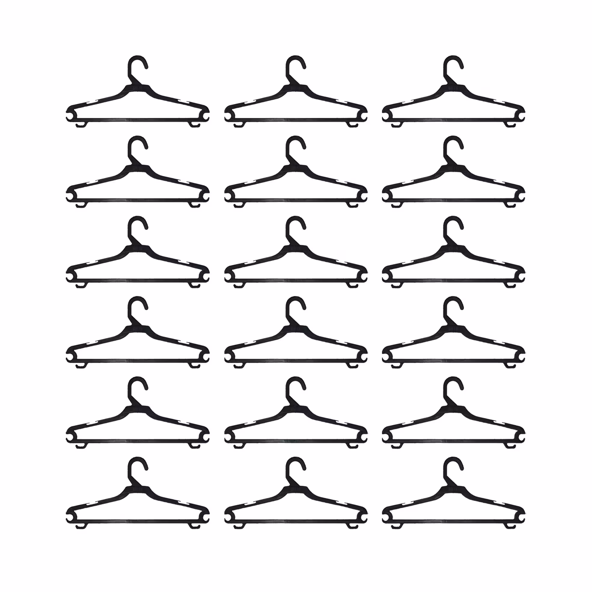 چوب لباسی کد N24 بسته 18 عددی