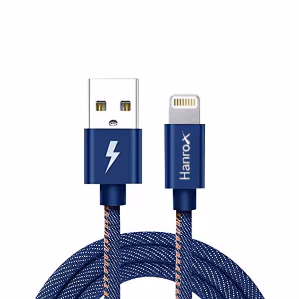 کابل تبدیل USB به لایتنینگ هانروکس مدل C80 طول 1 متر