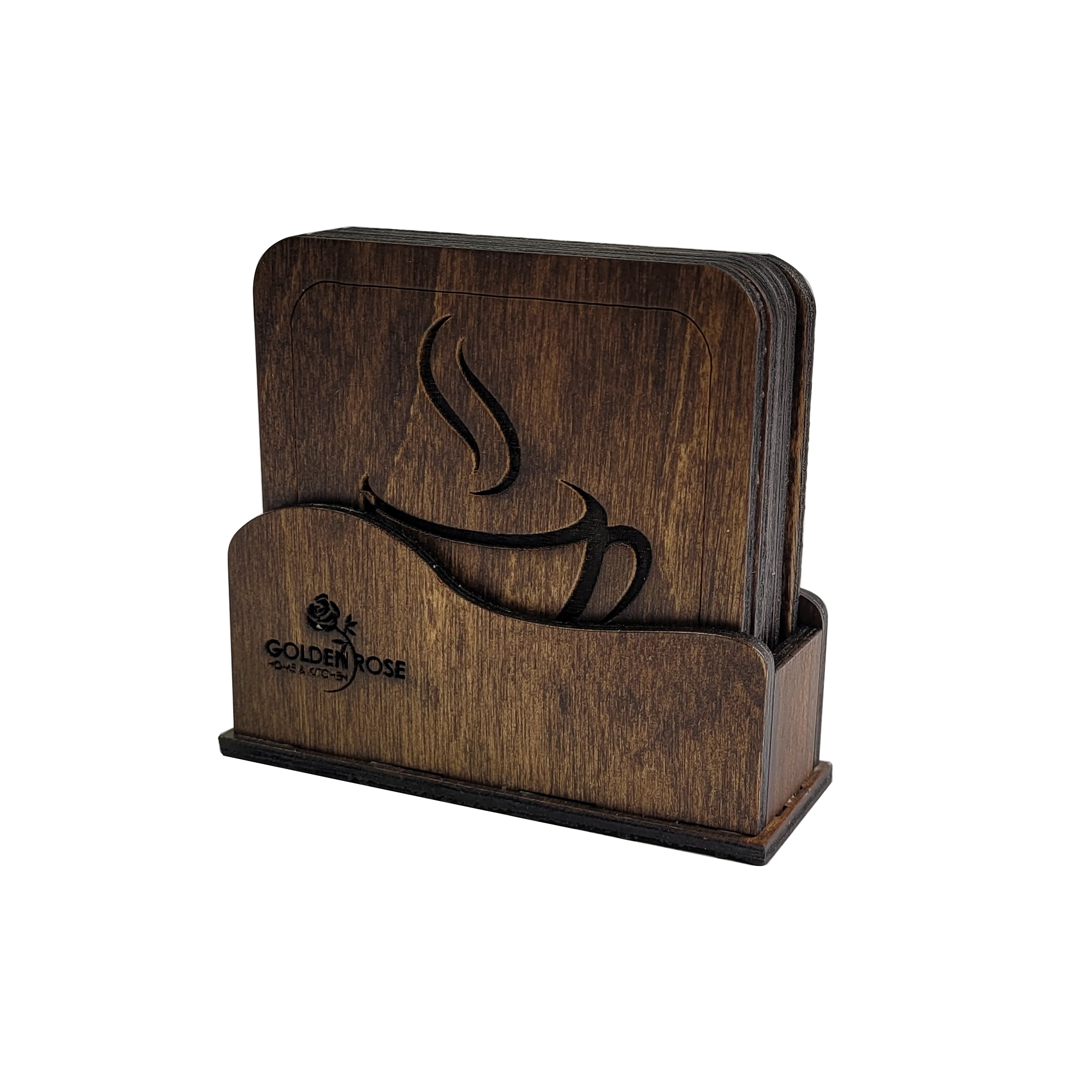 زیر لیوانی گلدن رز مدل 1713 بسته 6 عددی