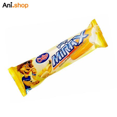 بستنی وانیلی با روکش موزی میرکس میهن 60 گرمی