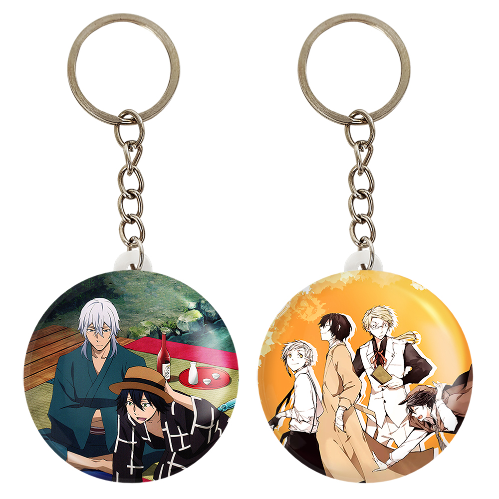 جاکلیدی خندالو مدل آژانس کارگاهی و رانپو و فوکازاوا انیمه سگ های ولگرد بانگو کد 1178911794 مجموعه 2 عددی