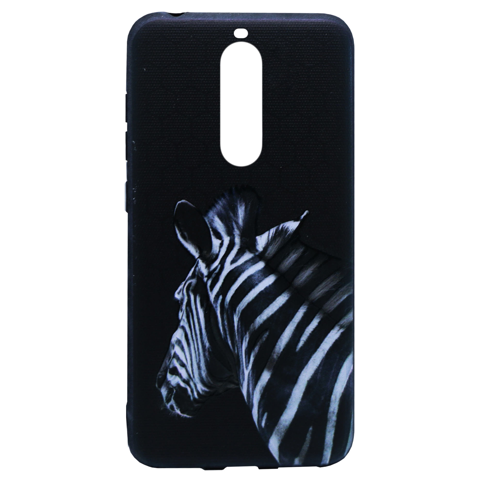 کاور طرح گورخر مدل Happy مناسب برای گوشی موبایل نوکیا 5.1