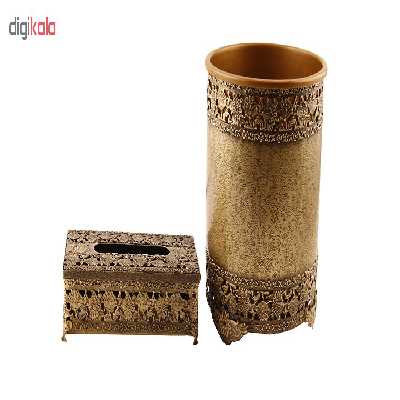 ست سطل و جا دستمال کاغذی دیانا مدل LSHG/1610 کد DLT-F890