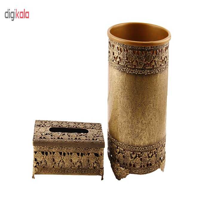 ست سطل و جا دستمال کاغذی دیانا مدل LSHG/1610 کد DLT-F890