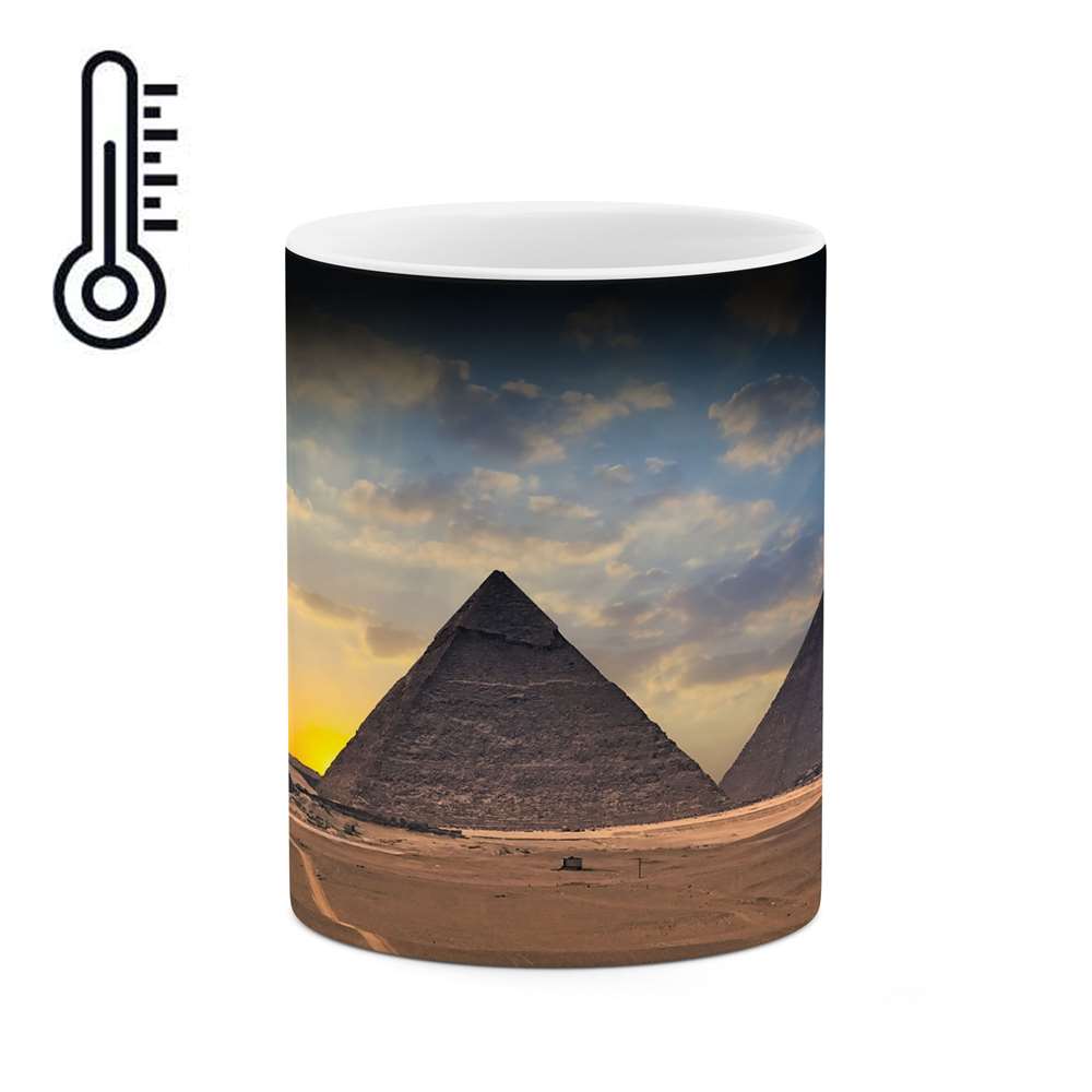 ماگ حرارتی طرح اهرام ثلاثه مصر مدل mgh00436