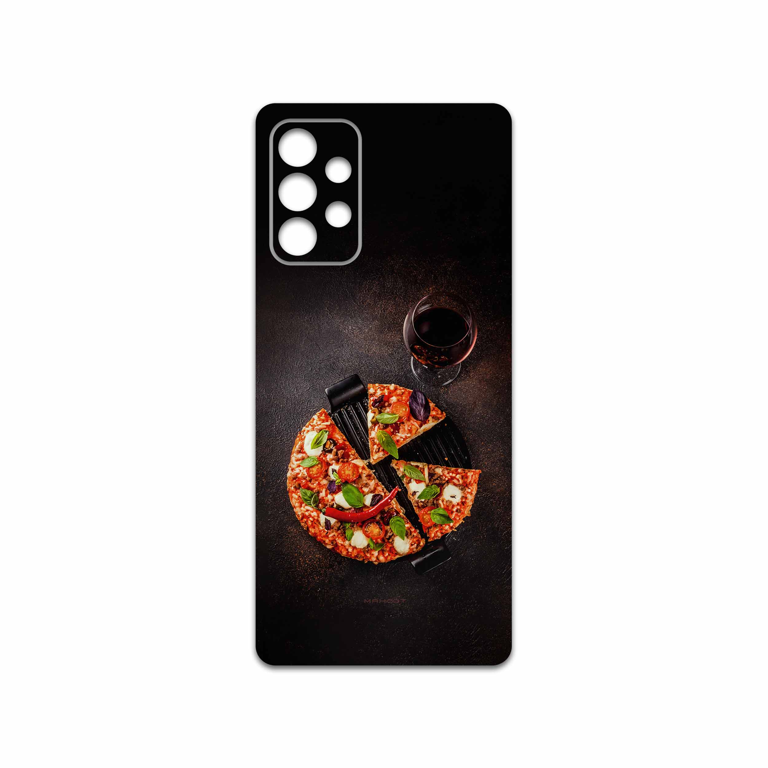 برچسب پوششی ماهوت مدل Pizza مناسب برای گوشی موبایل سامسونگ Galaxy A72