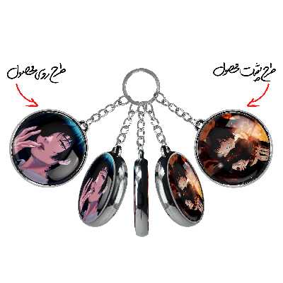 جاکلیدی خندالو طرح پاور و همینو انیمه مرد اره ای مدل دوطرفه کد 1789217896