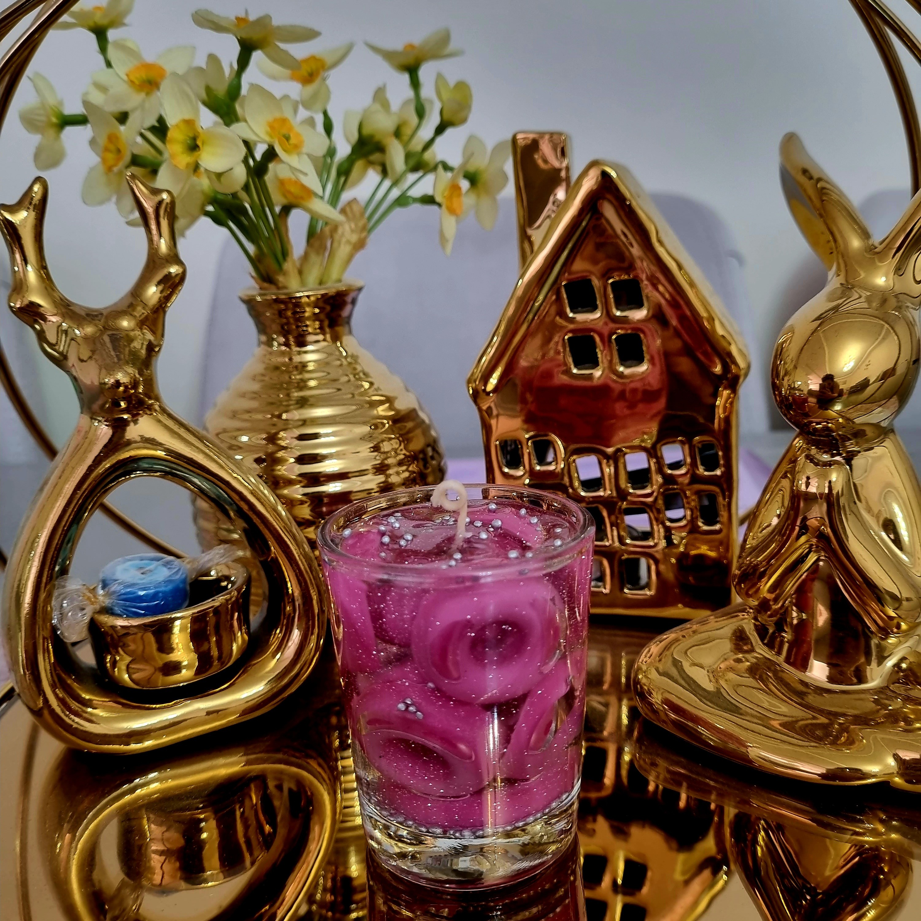 شمع دونات ژله ای