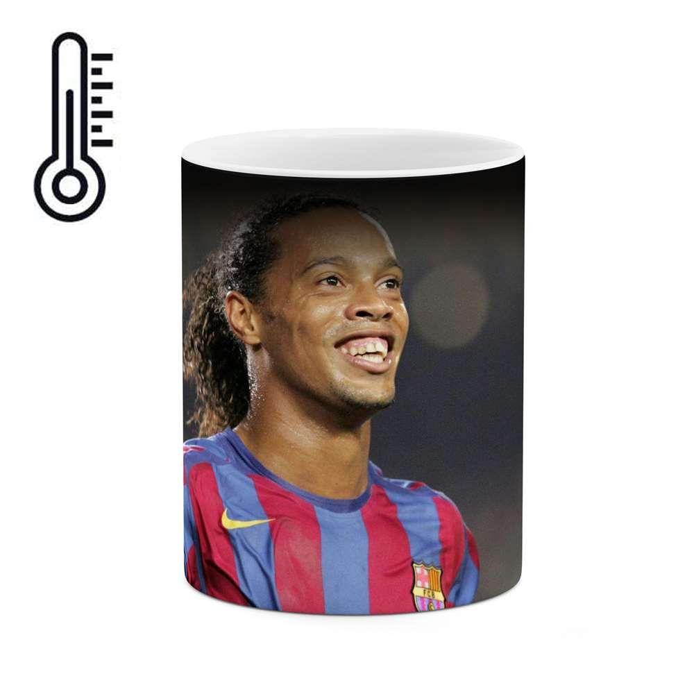 ماگ حرارتی طرح فوتبالیست Ronaldinho مدل mgph12932